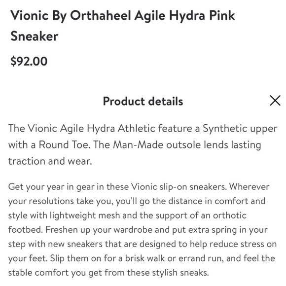 VIONIC BY ORTHAHEEL AGILE HYDRA ACTIVE SLIP ON LIGHTWEIGHT PYTHON MESH SNEAKERS - Picture 2 of 11